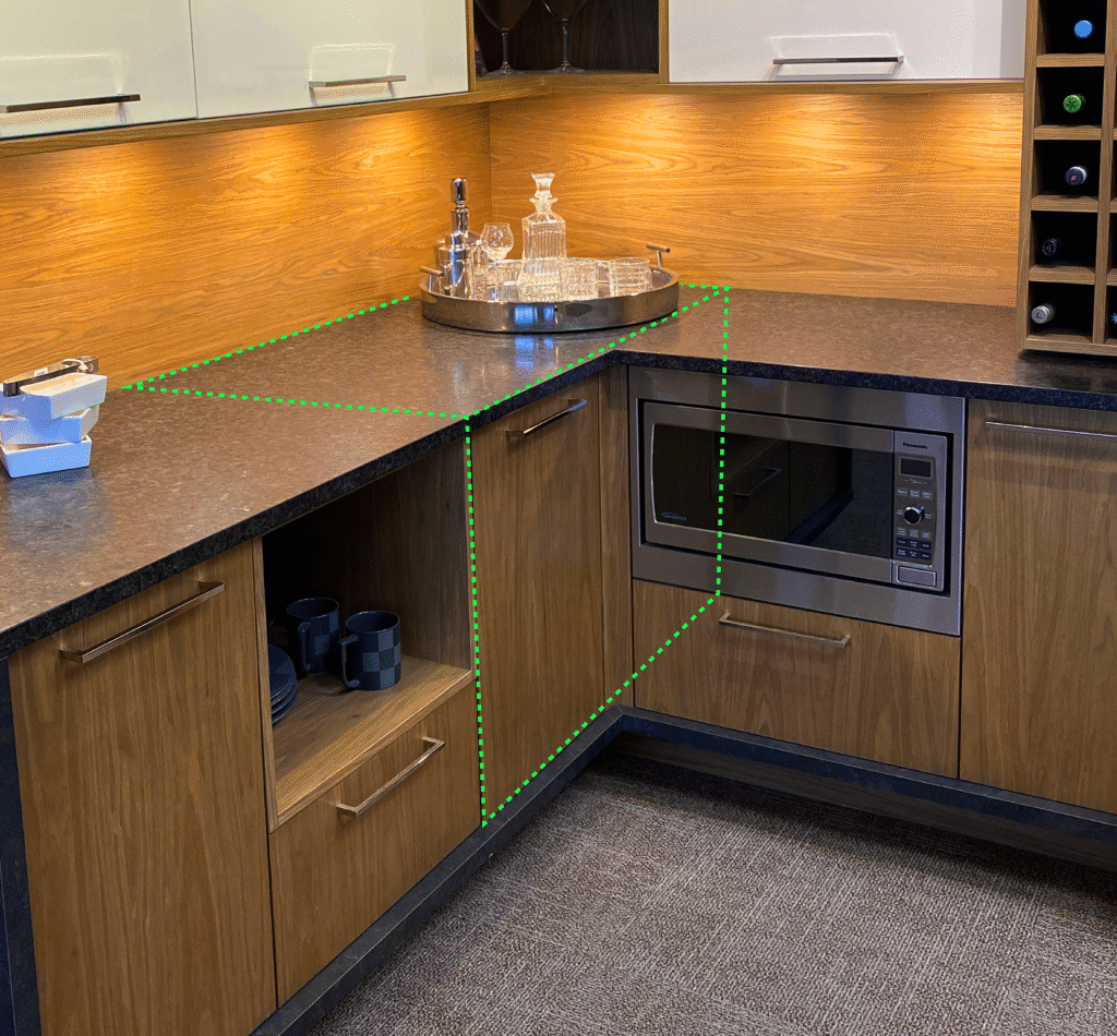 Blind Corner Cabinet and Magic Corner