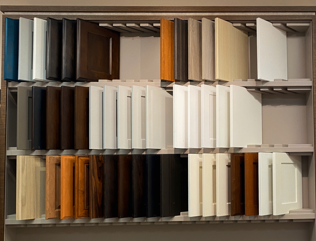 Wall of Cabinet Doors with multiple styles